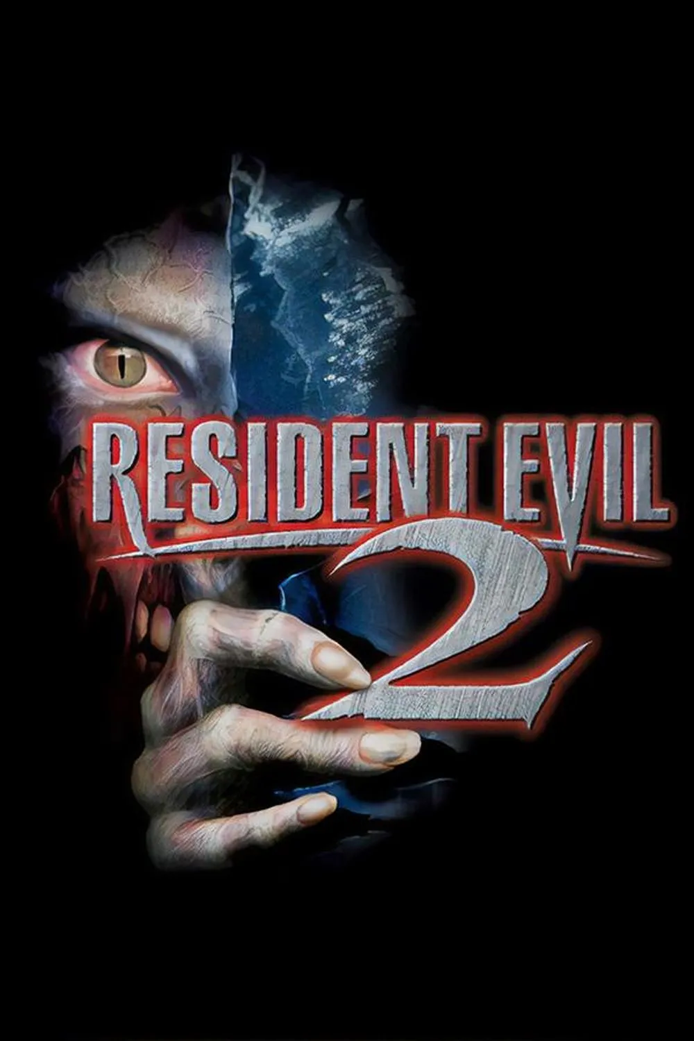 Poster game kinh dị Resident Evil 2 (1998) với hai nhân vật chính Leon và Claire