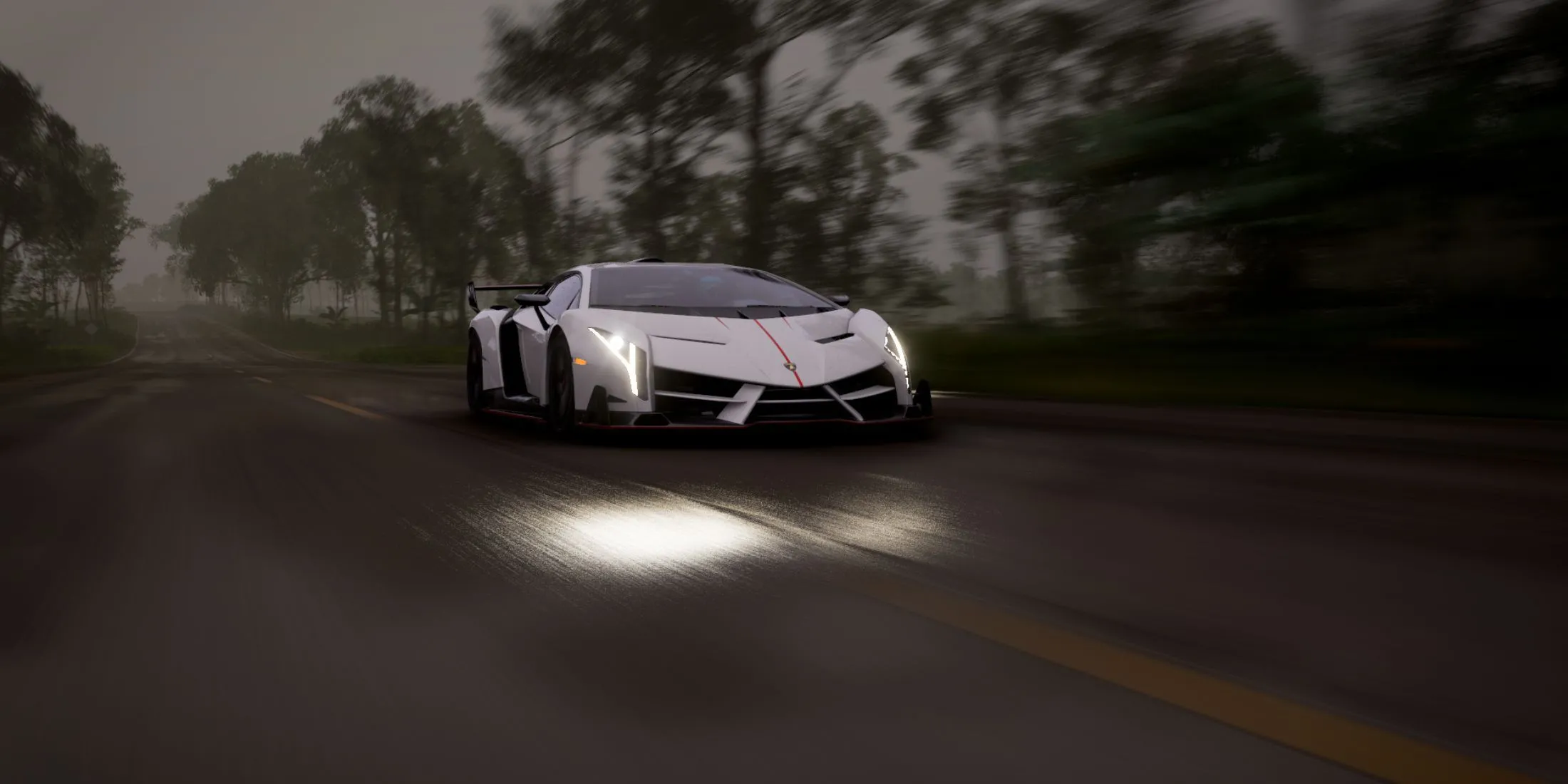 Siêu xe Lamborghini Veneno với thiết kế ấn tượng trong Forza Horizon 5
