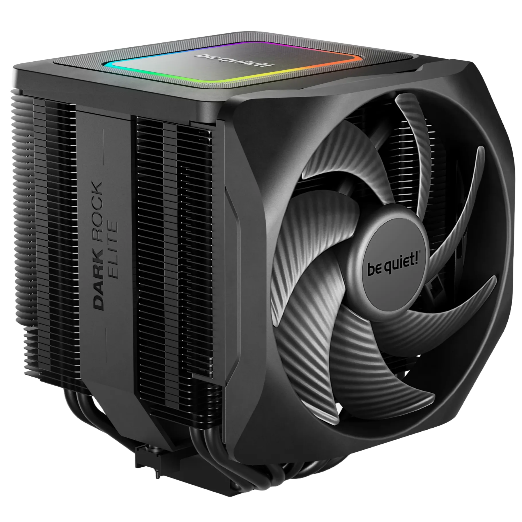 Tản nhiệt khí be quiet! Dark Rock Elite màu đen với đèn RGB trên đỉnh