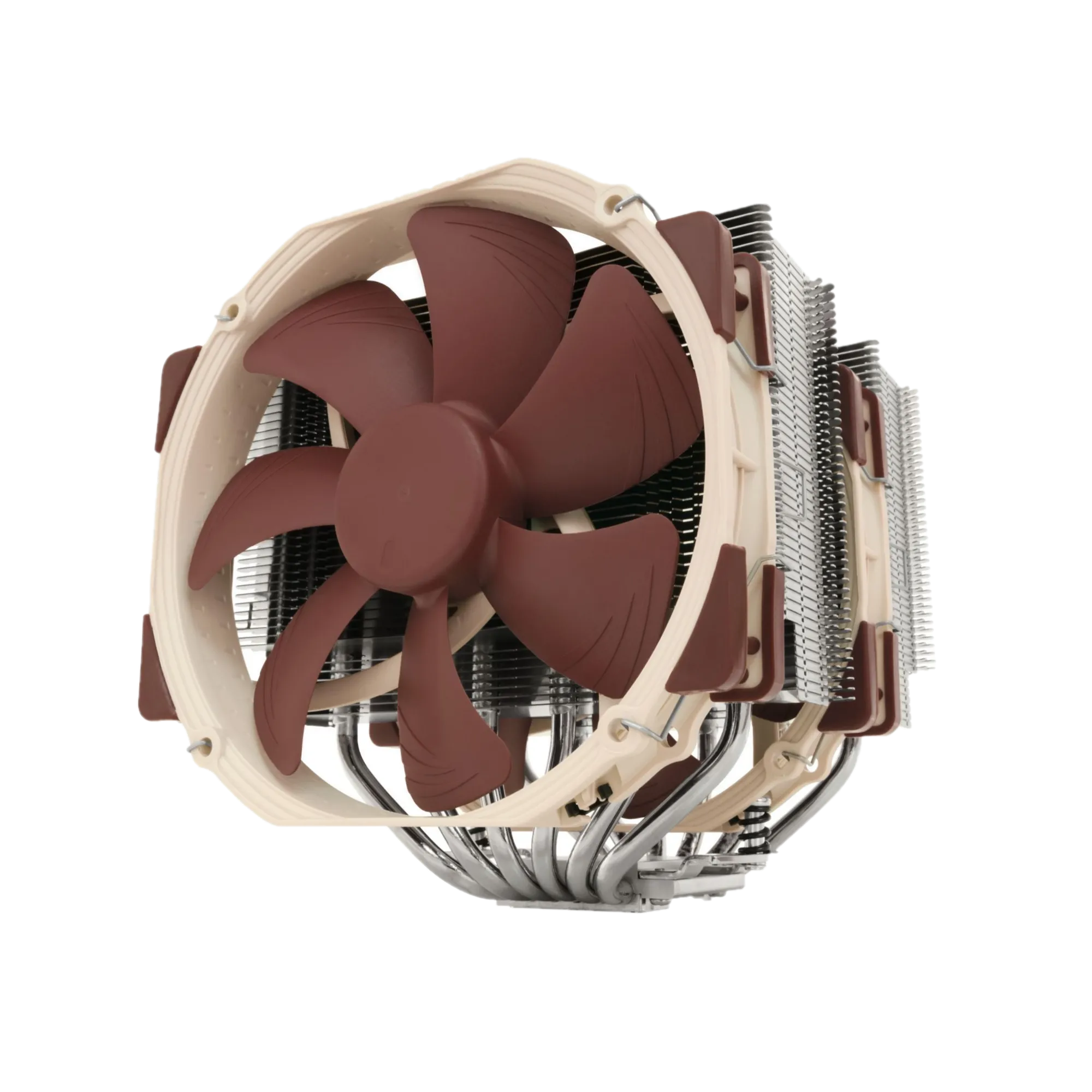 Tản nhiệt khí Noctua NH-D15 với hai quạt làm mát và heatsink lớn