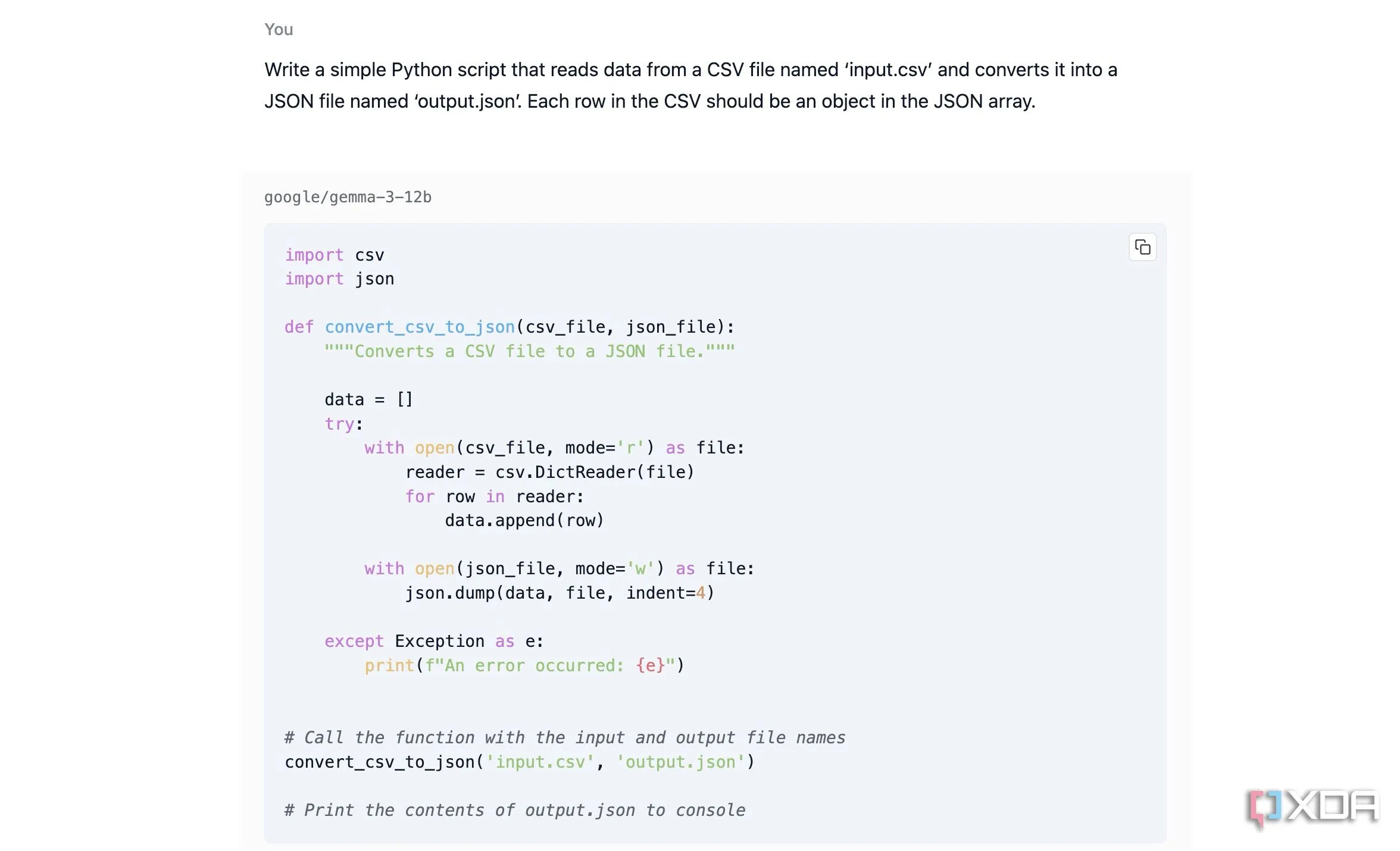 Tạo script Python với LLM cục bộ hỗ trợ lập trình