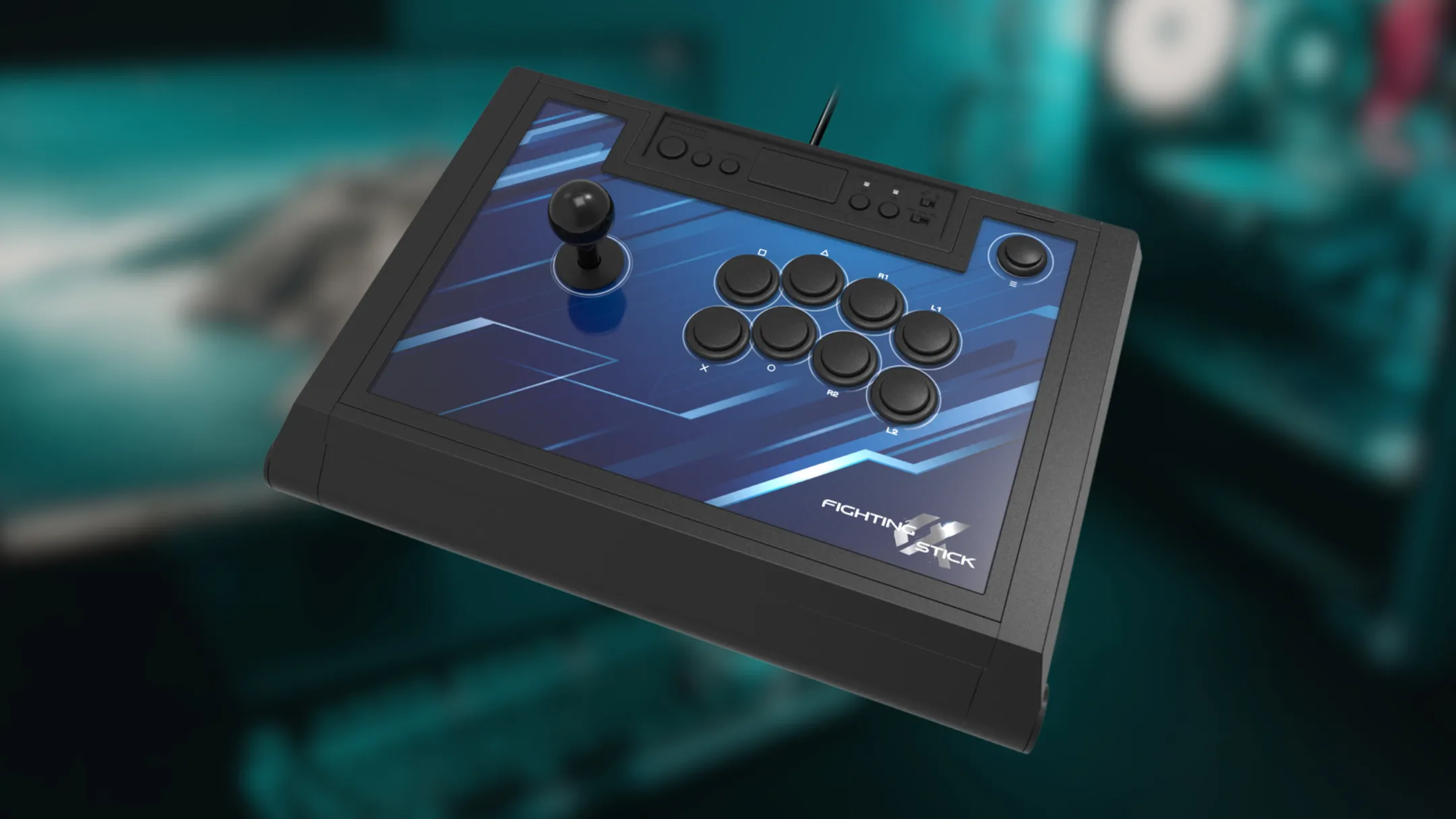 Tay cầm chơi game đối kháng HORI PlayStation 5 Fighting Stick Alpha, biểu tượng của phụ kiện chuyên dụng giúp nâng cao trải nghiệm game đối kháng