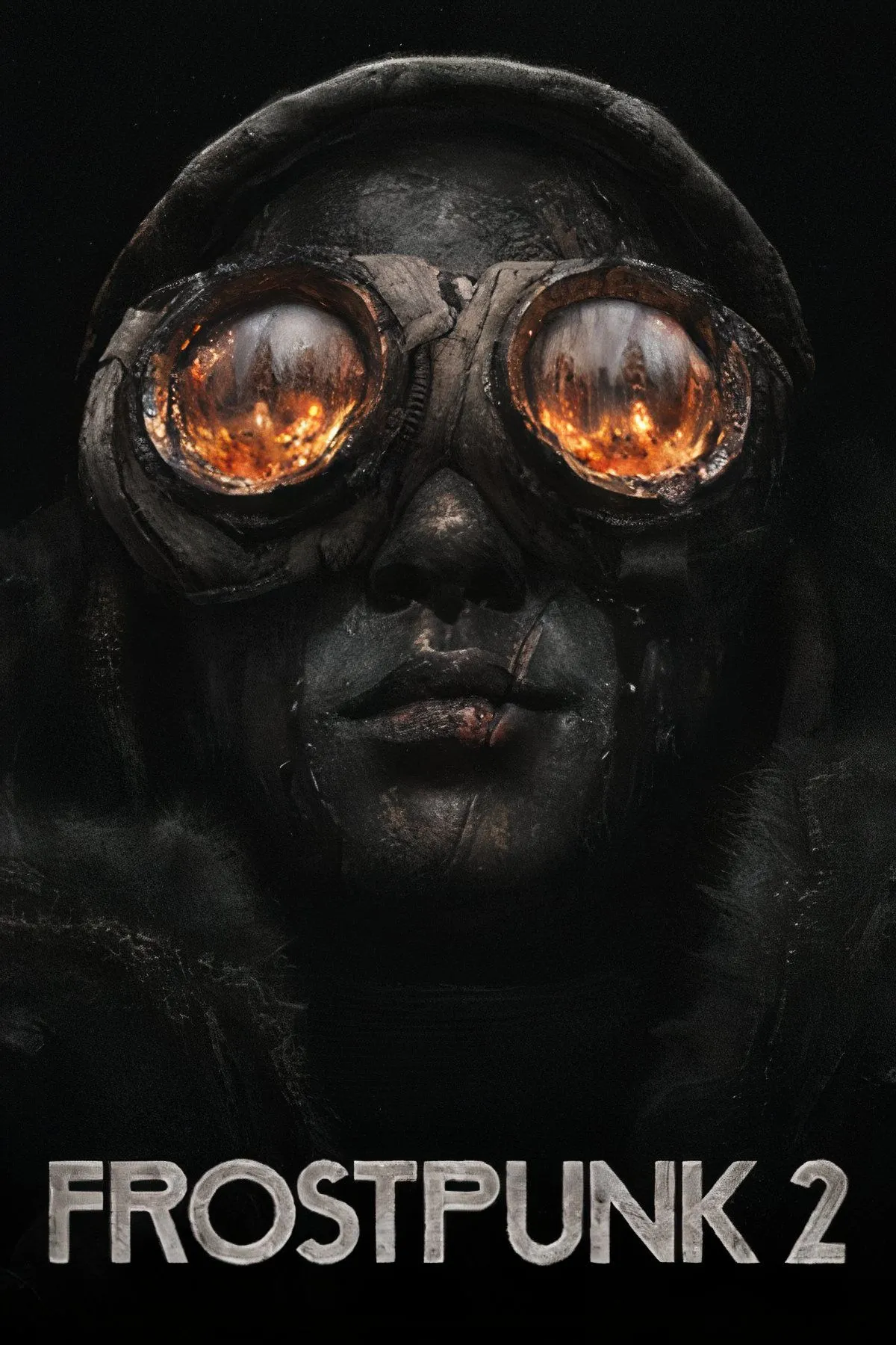 Thành phố Frostpunk 2 kiên cường trước bão tuyết và băng giá, với ánh đèn ấm áp giữa khung cảnh hoang tàn