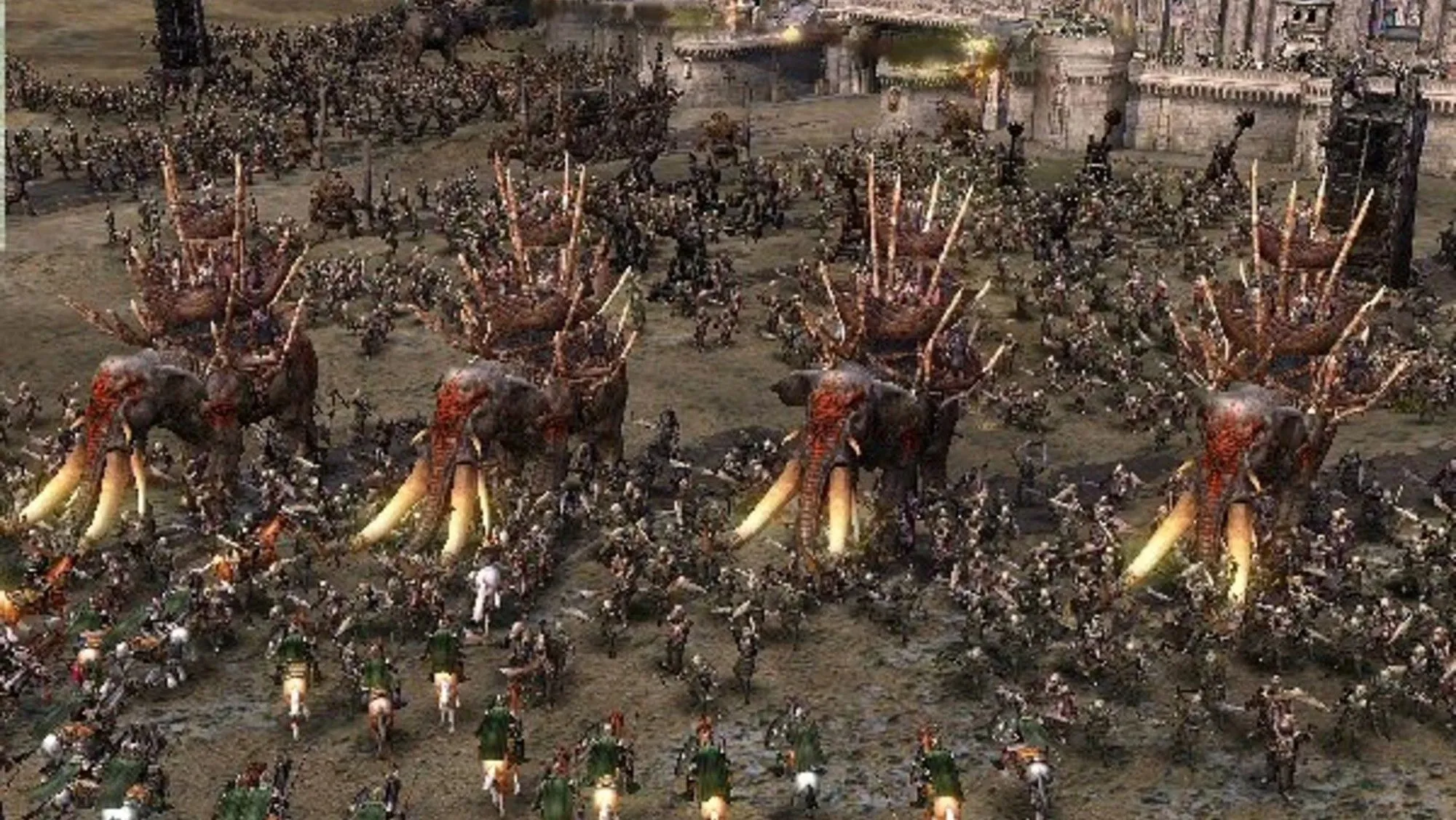 Thành phố Minas Tirith hùng vĩ trong game The Lord of the Rings Battle for Middle Earth