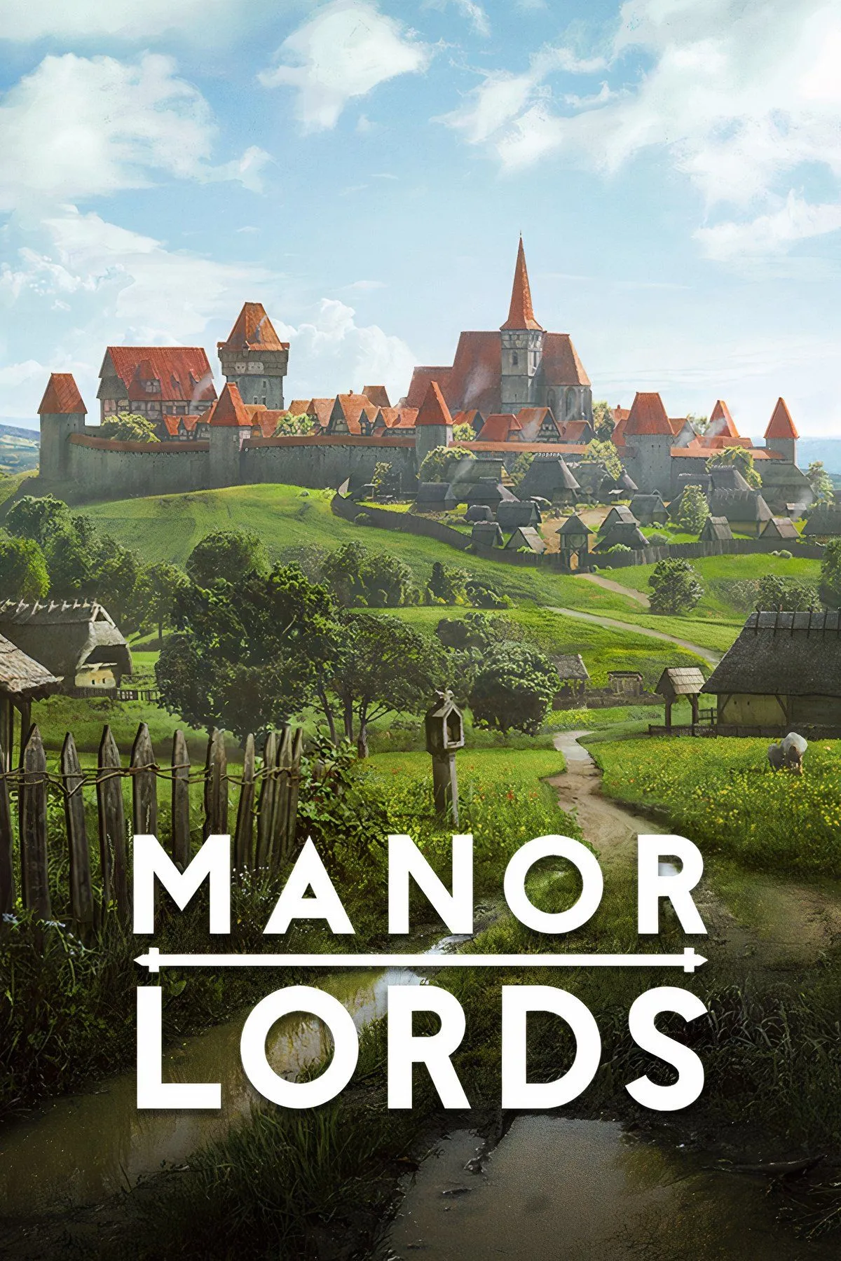 Thành phố thời trung cổ đang phát triển và trận chiến lớn trong Manor Lords