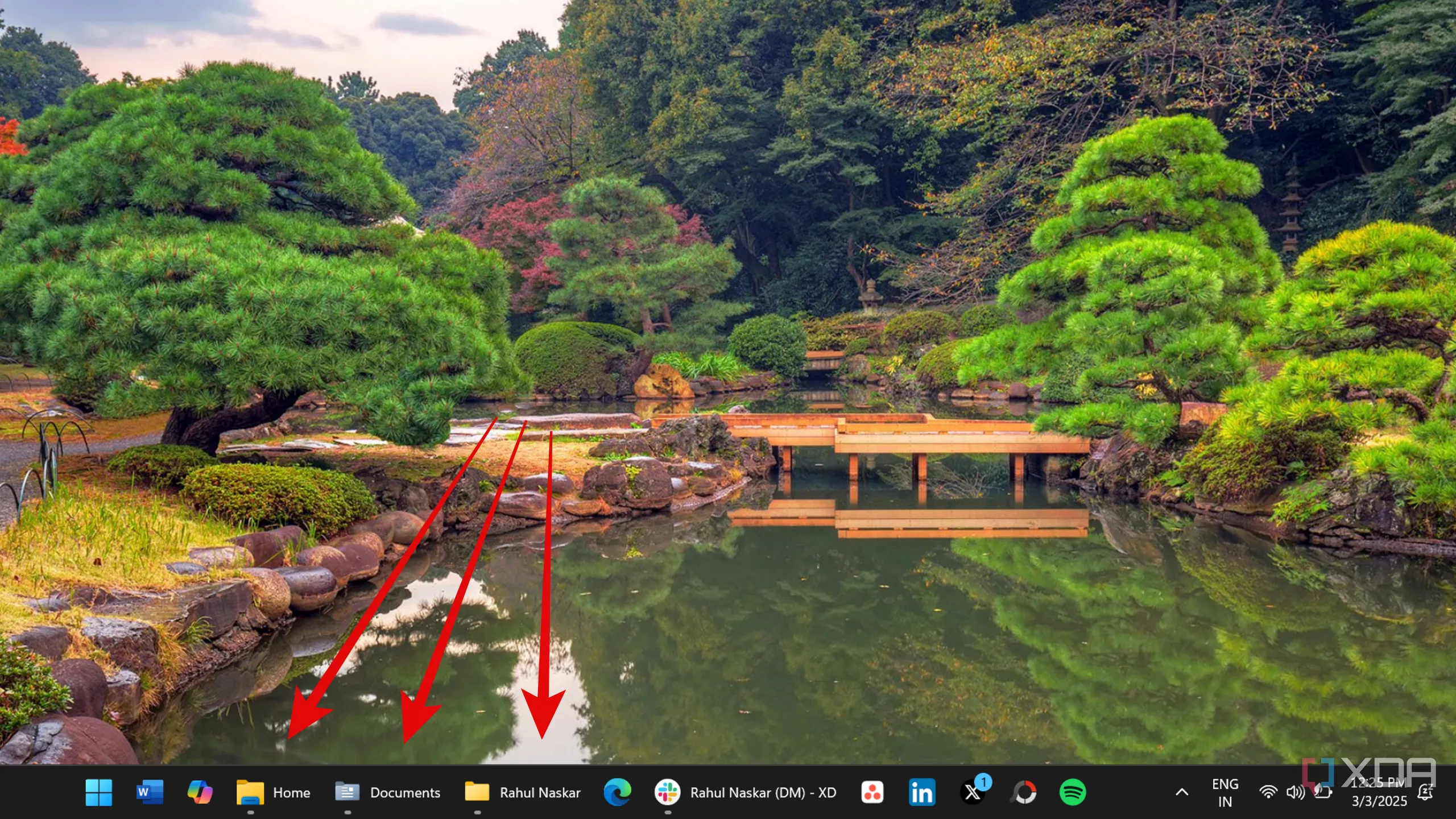 Thanh tác vụ Windows 11 gọn gàng hơn sau khi xóa nhãn File Explorer bằng Windhawk mod