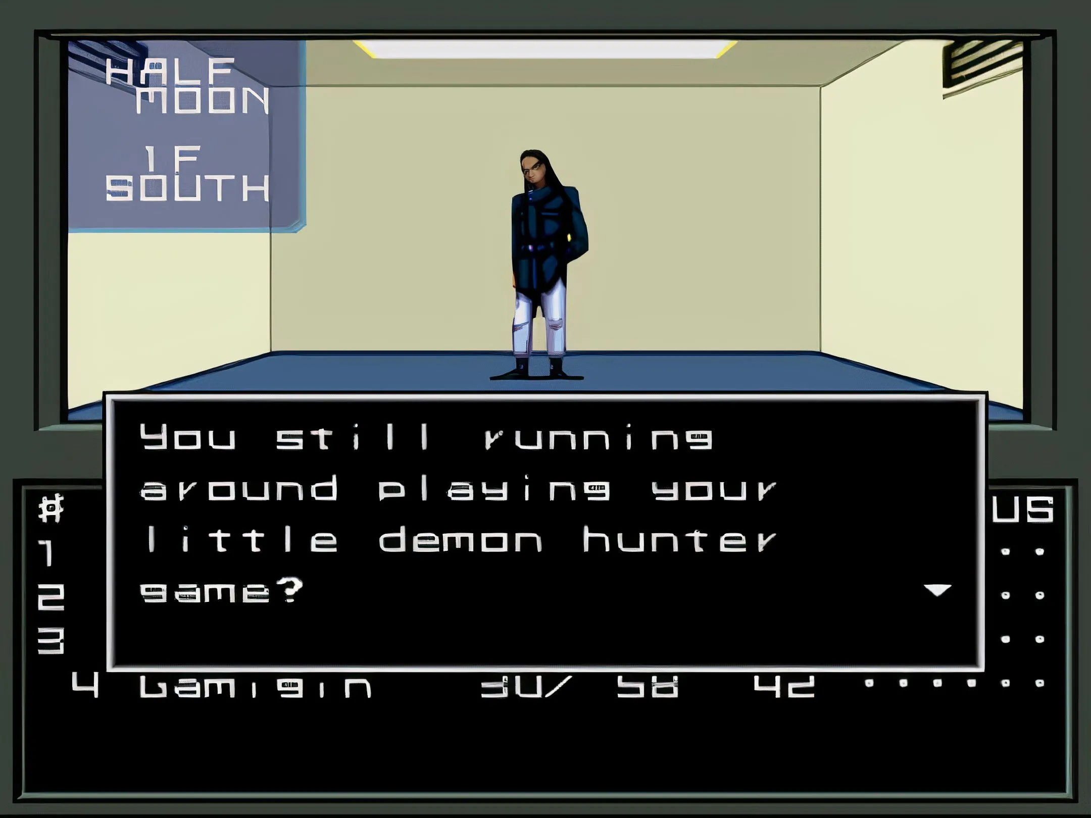 Thế giới ngục tối và bản đồ trong game Shin Megami Tensei trên GBA, thể hiện yếu tố khám phá mê cung đặc trưng.