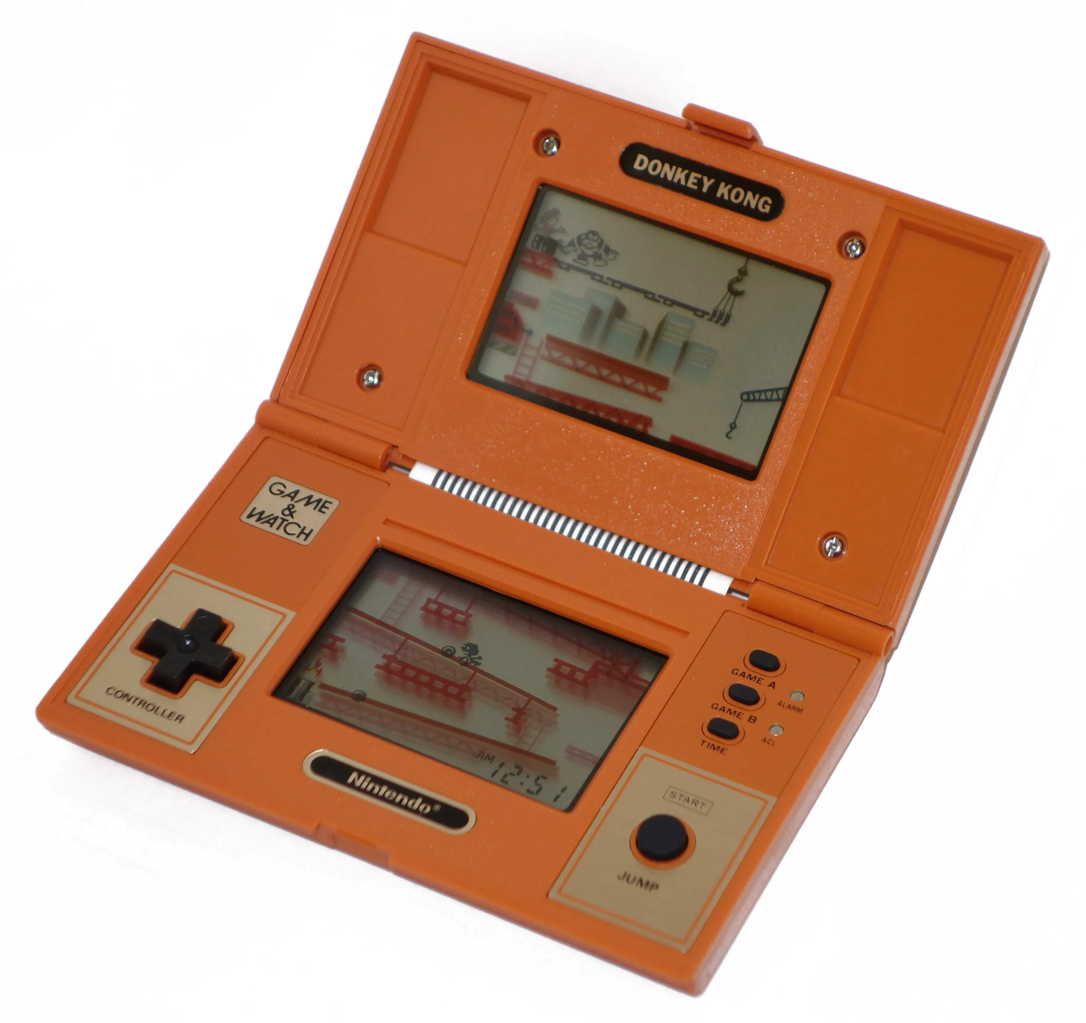 Thiết bị cầm tay Nintendo Donkey Kong Game &amp; Watch, là thiết bị đầu tiên tích hợp D-pad hình chữ thập cải tiến.