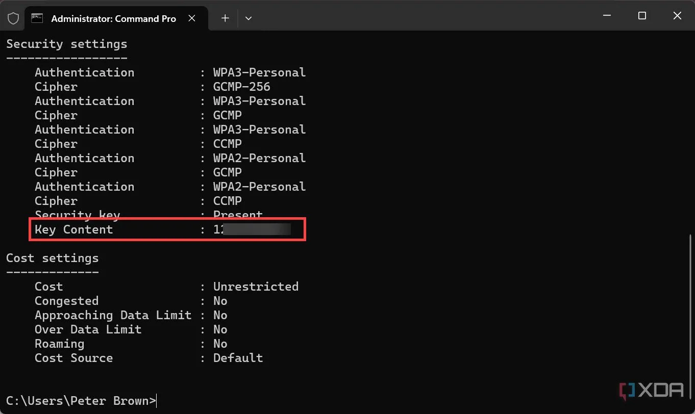Tìm mật khẩu Wi-Fi đã lưu trên Windows