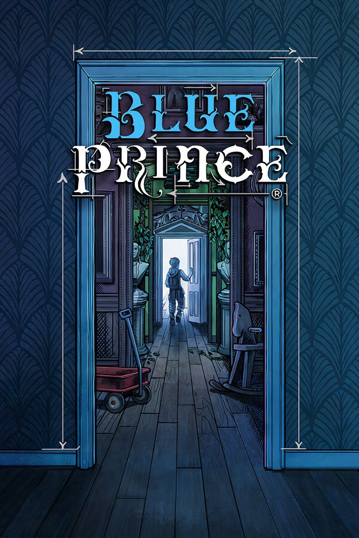 Tổng hợp các hình ảnh đa dạng từ game Blue Prince, thể hiện lối chơi phiêu lưu giải đố