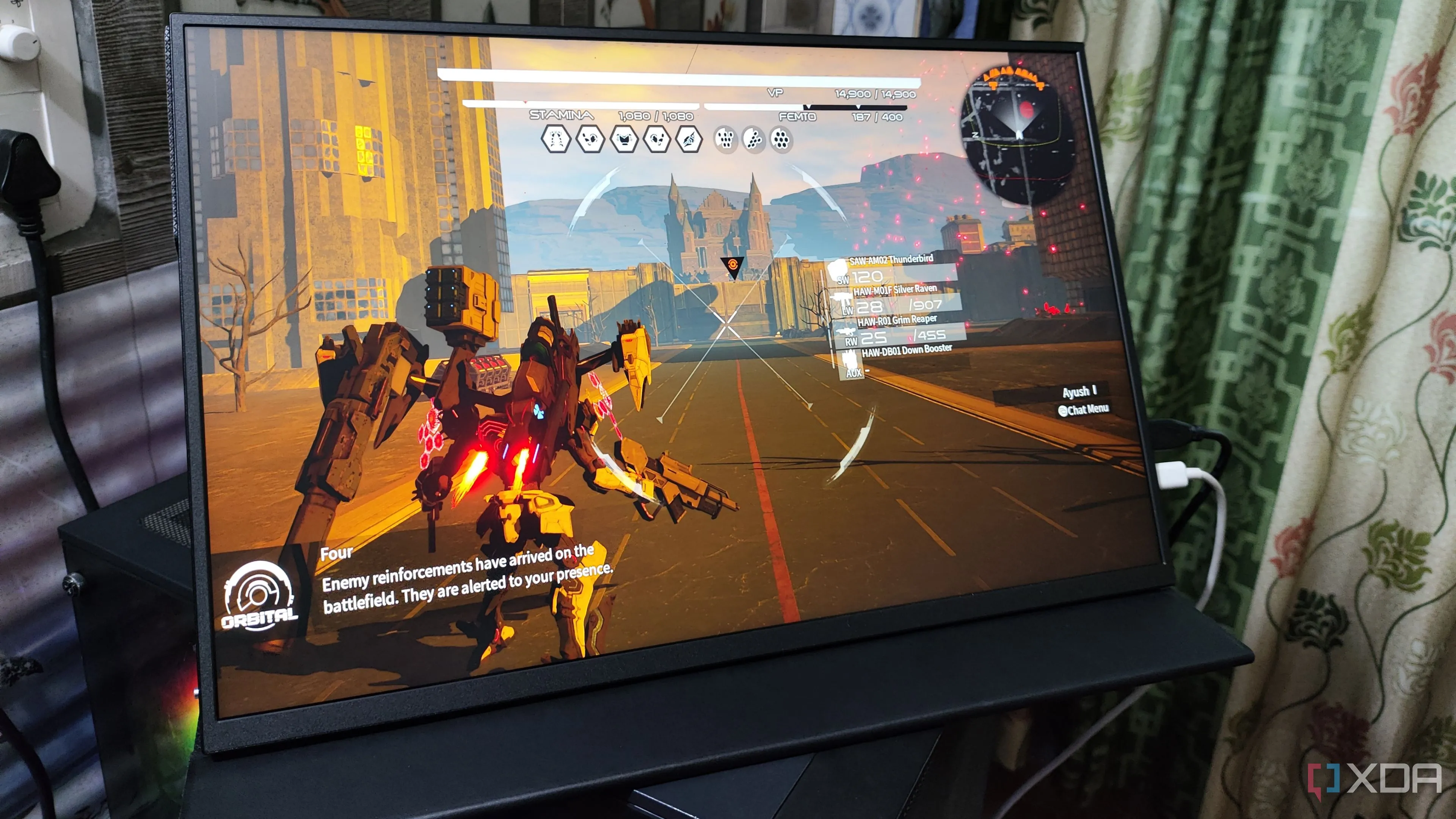 Trải nghiệm game Daemon X Machina trên màn hình di động Uperfect UGame K118