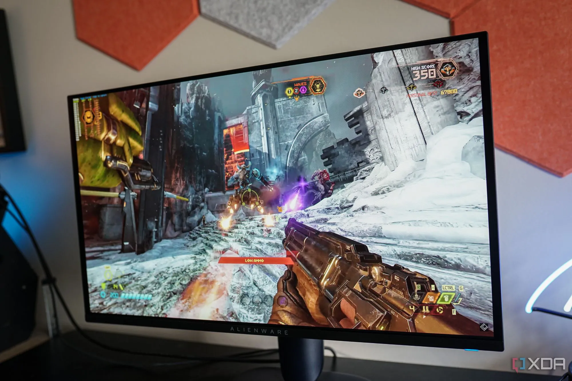Trải nghiệm game Doom Eternal sống động trên màn hình Alienware AW2725Q 4K QD-OLED