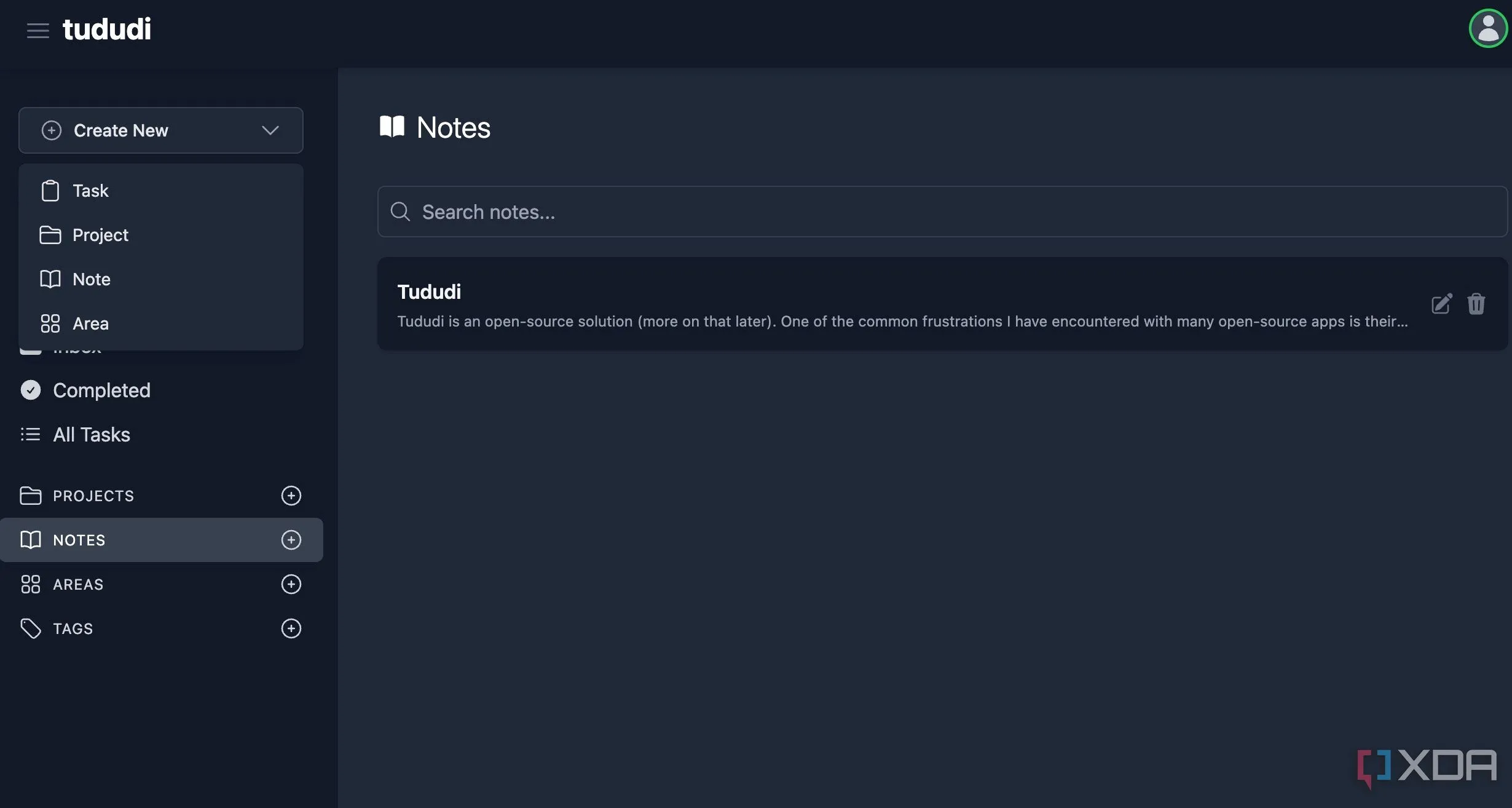 Ứng dụng Tududi với mã nguồn mở công khai trên GitHub, hỗ trợ self-hosting