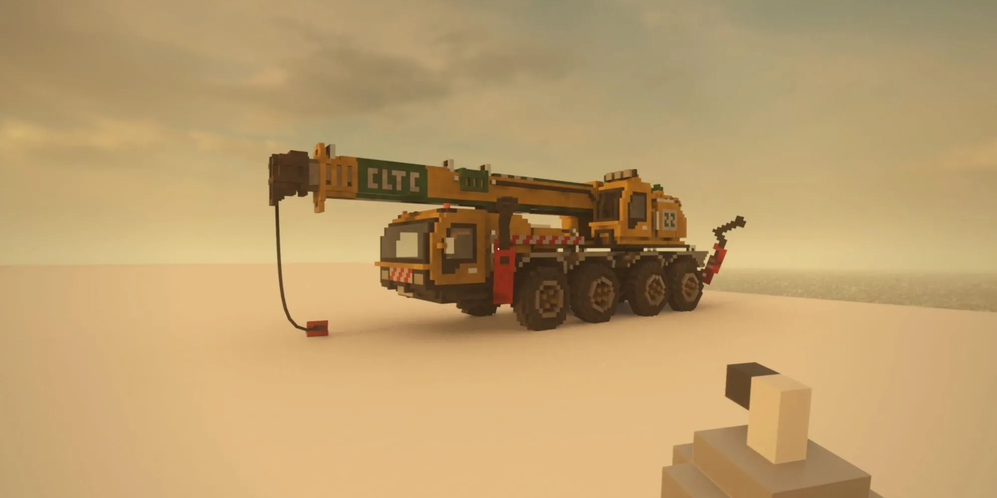 Xe tải tiện ích bị phá hủy trong tựa game indie Teardown, minh họa cho sự sáng tạo của game độc lập trên Steam.