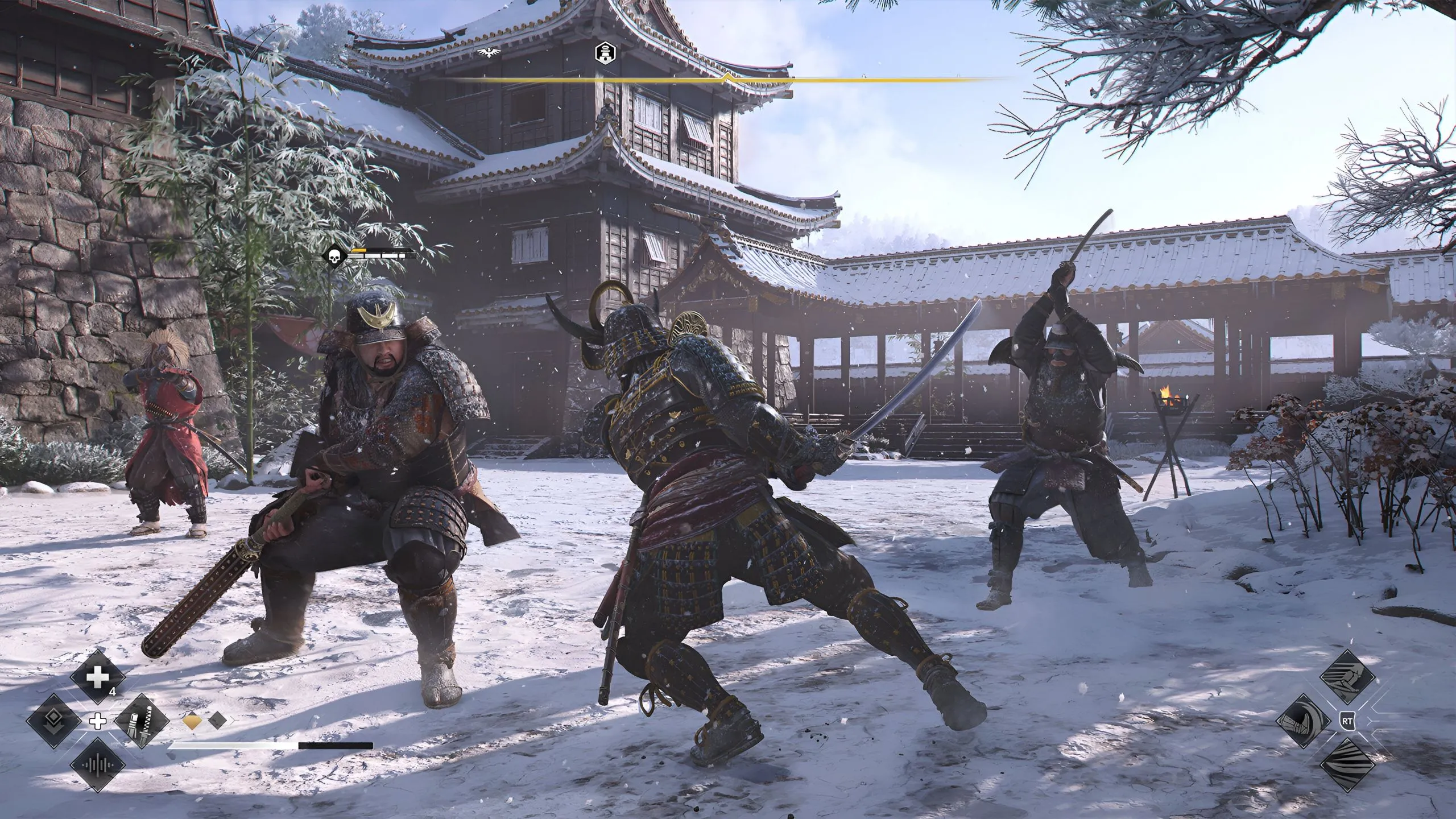 Yasuke trong một trận chiến khốc liệt, minh họa nội dung cốt truyện mới của Assassin's Creed Shadows